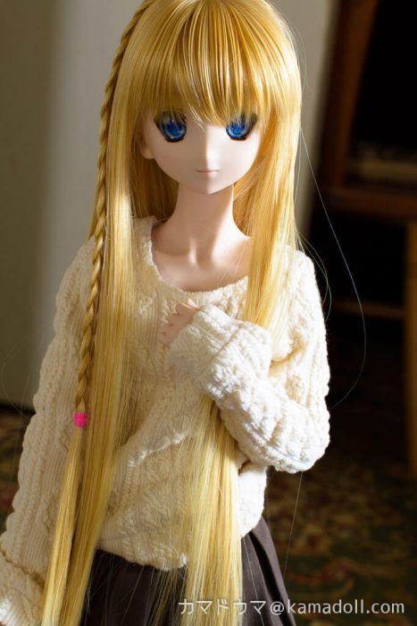 廊下でドルフィードリームDDH-06子の立っている様子を写した写真