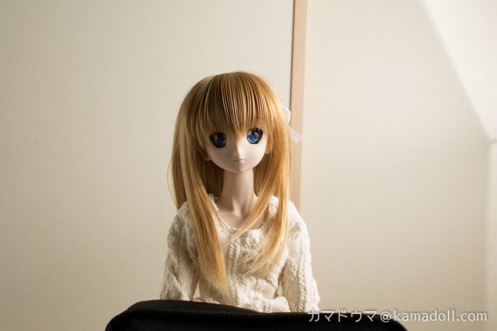 ドールライティング実験写真。スプリットで撮影